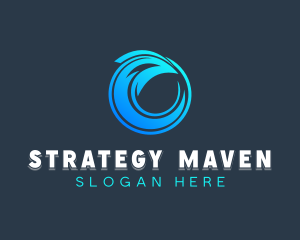 Arrow Wave Consultant logo design