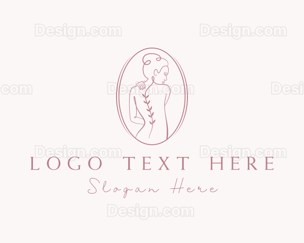 Natural Nude Woman Logo