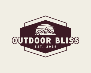 Outdoor Adventure Mountain logo design