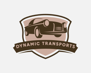 Shield Car Transportation logo design