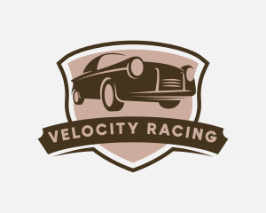 Shield Car Transportation logo design