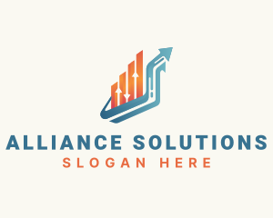 Stocks Arrow Finance logo design