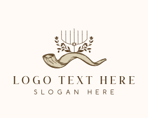 Shofar Horn Candle logo