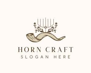 Shofar Horn Candle logo