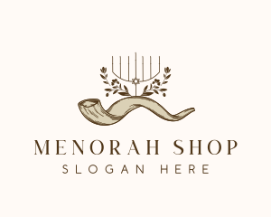 Shofar Horn Candle logo