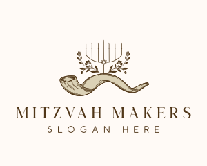 Shofar Horn Candle logo