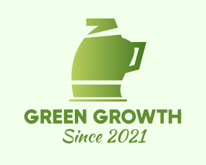 Green Electric Kettle logo design