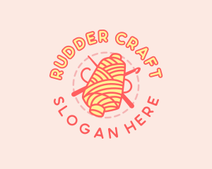 Stitching Yarn Thread logo design