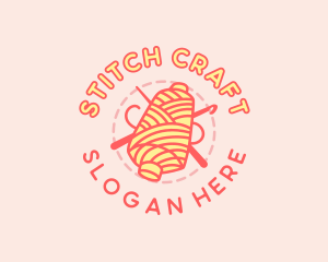 Stitching Yarn Thread logo design