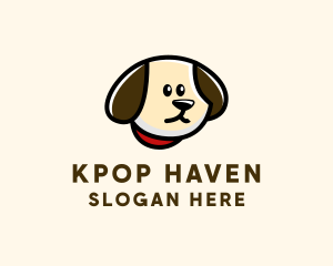 Dog Head Collar logo design