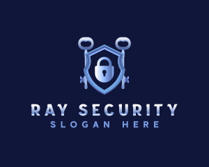 Security Lock Key logo design