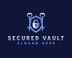 Security Lock Key logo design