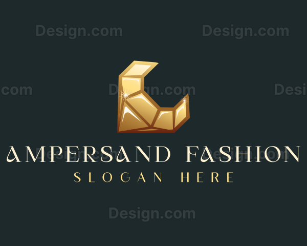 Luxury Diamond Letter C Logo