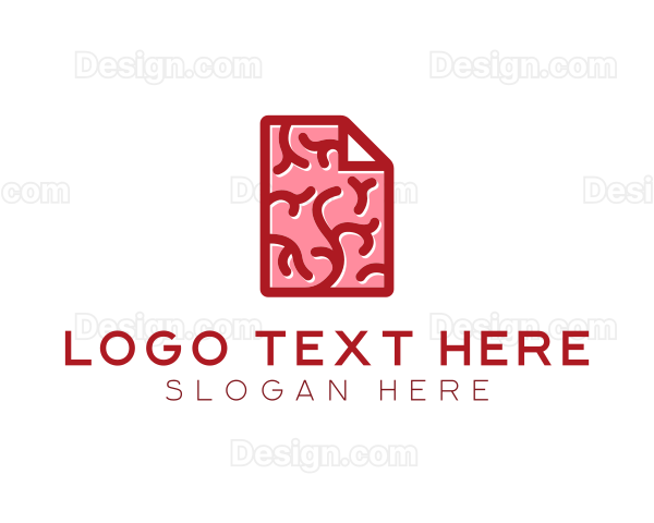 Brain Document File Logo