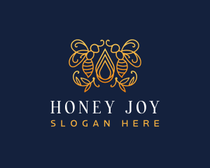 Bee Honey Insect logo