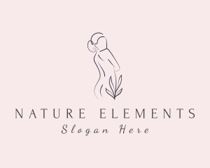 Natural Naked Spa logo design