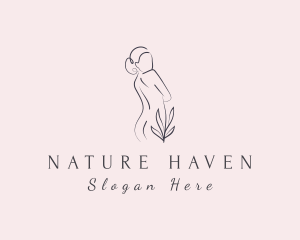 Natural Naked Spa logo design