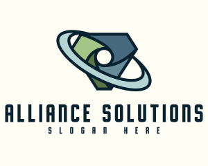 Digital Security Shield logo design