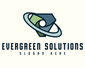 Digital Security Shield logo design