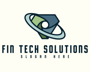 Digital Security Shield logo design