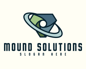 Digital Security Shield logo design