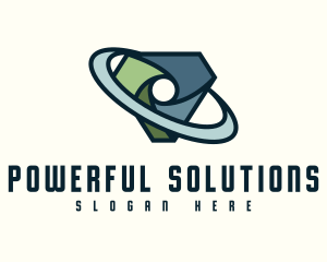 Digital Security Shield logo design