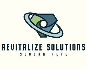 Digital Security Shield logo design