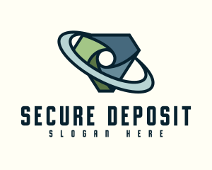 Digital Security Shield logo design