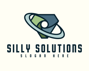 Digital Security Shield logo design