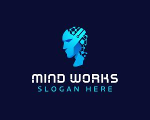 Human Brain Technology logo design