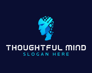 Human Brain Technology logo design