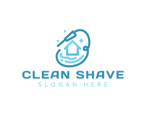 Water Pressure House Cleaning logo design