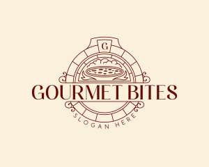 Gourmet Pizzeria Restaurant logo design