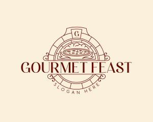 Gourmet Pizzeria Restaurant logo design