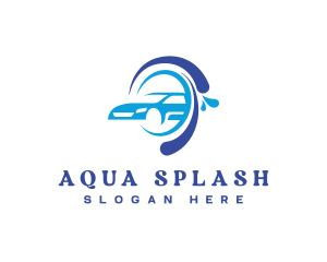 Splash Cleaning Car logo design