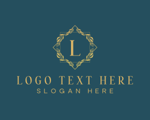 Elegant Luxury Wreath logo