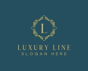 Elegant Luxury Wreath logo design