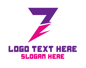 Lightning Bolt Number 7 logo