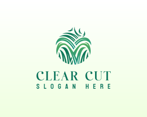 Organic Grass Landscaping logo design