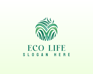 Organic Grass Landscaping logo design