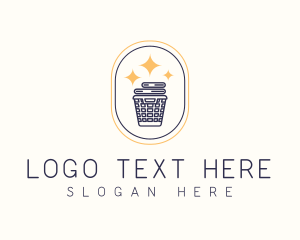 Sparkly Clean Laundry Business logo