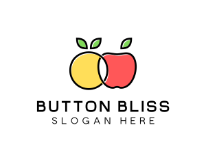 Citrus Apple Fruit  logo design