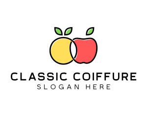 Citrus Apple Fruit  logo design