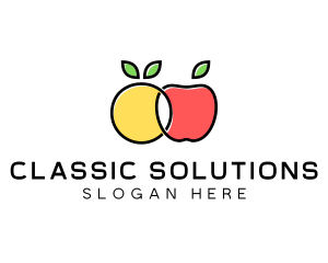 Citrus Apple Fruit  logo design