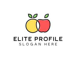 Citrus Apple Fruit  logo design