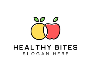 Citrus Apple Fruit  logo design