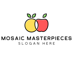 Citrus Apple Fruit  logo design