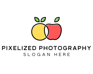 Citrus Apple Fruit  logo design