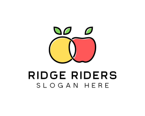 Citrus Apple Fruit  logo design