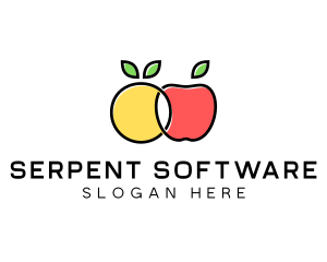 Citrus Apple Fruit  logo design